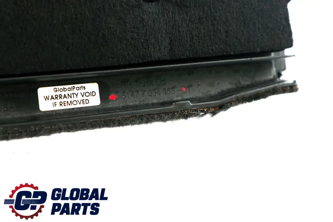 Trunk Boot Tailgate Interior Derecho Flap Trim Anthrazit para BMW E53 con número de pieza 51477034366 BMW E53 Trunk Boot Tailgate Interior Derecho Flap Trim Anthrazit - SKU 7034366 - Número de pieza 51477034366