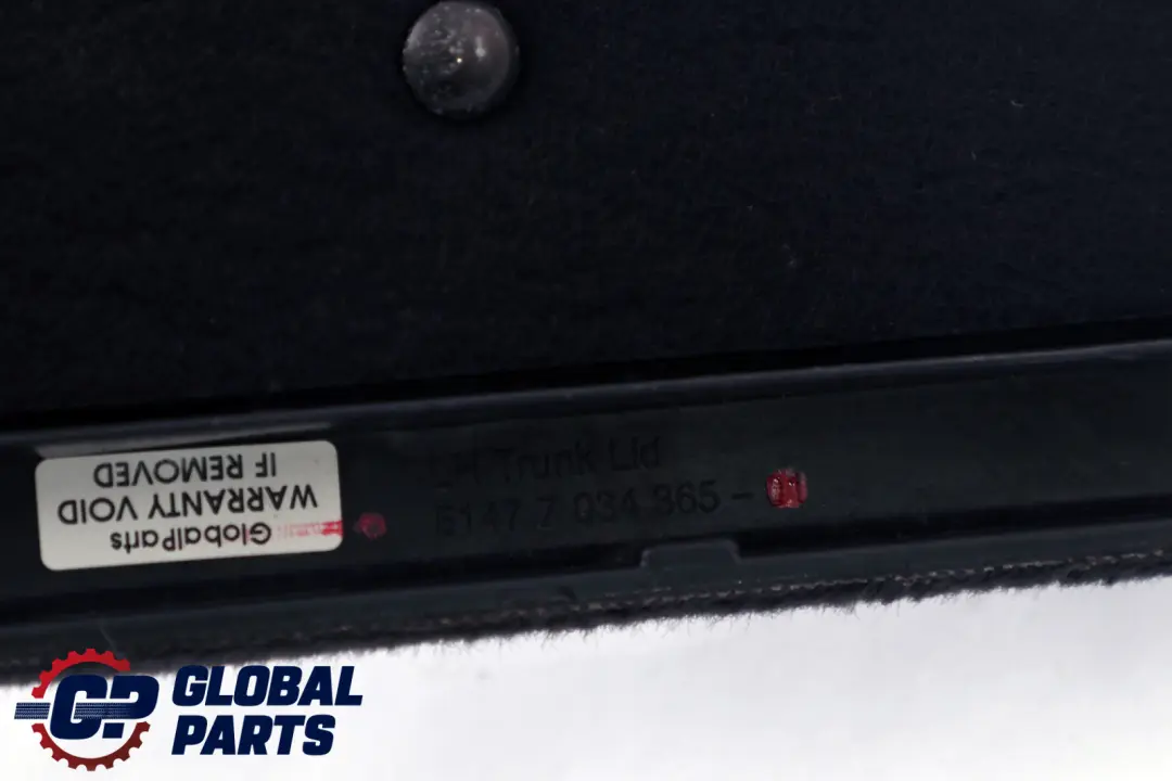  Couvercle Coffre Intérieur BMW X5 E53 Finition Couvrir gauche Anthracite 7034365 - SKU 7034367 - Numéro de pièce 7034367
