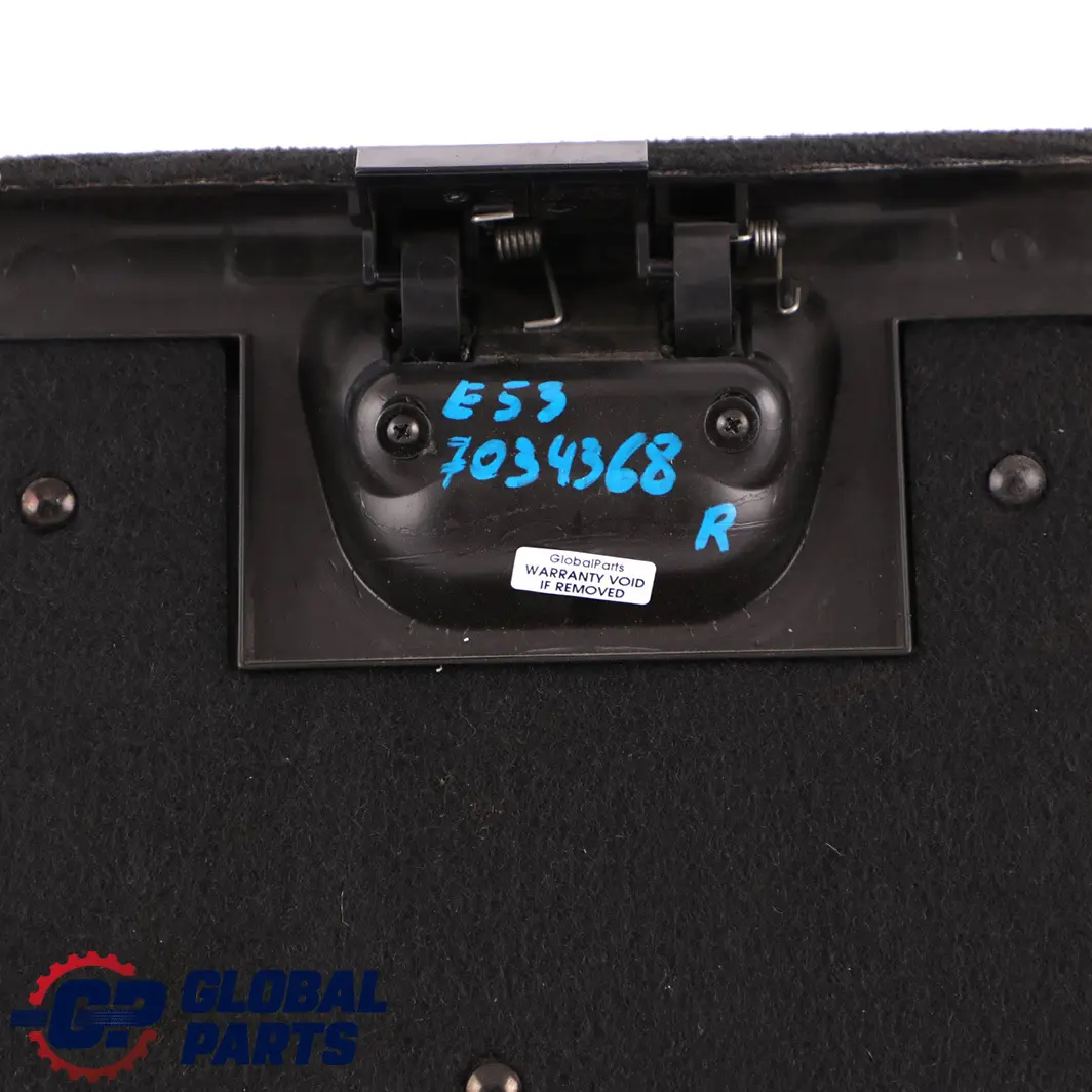 Klappe Gepäckraum Rechts Anthrazit für BMW X5 er E53 mit Teilenummer 7034368 BMW X5 er E53 Klappe Gepäckraum Rechts Anthrazit - SKU 7034368 - Teilenummer 7034368