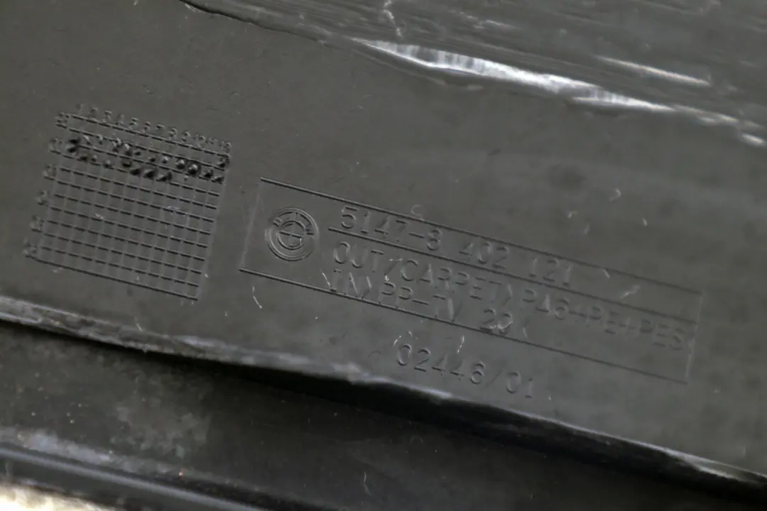 BMW E53 X5 Boczek tapicerka bagażnika lewa gruen - SKU 7034373 - Numer Części 9172859