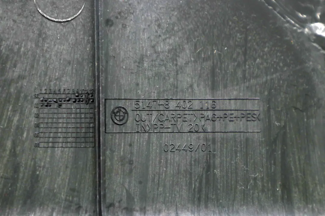 Trunk Lid Panel Trim Rear Right O/S Beige Hellbeige 2 to BMW X5 Series E53 with Part number 7034396 BMW X5 Series E53 Trunk Lid Panel Trim Rear Right O/S Beige Hellbeige 2 - SKU 7034396-1 - Part number 7034396