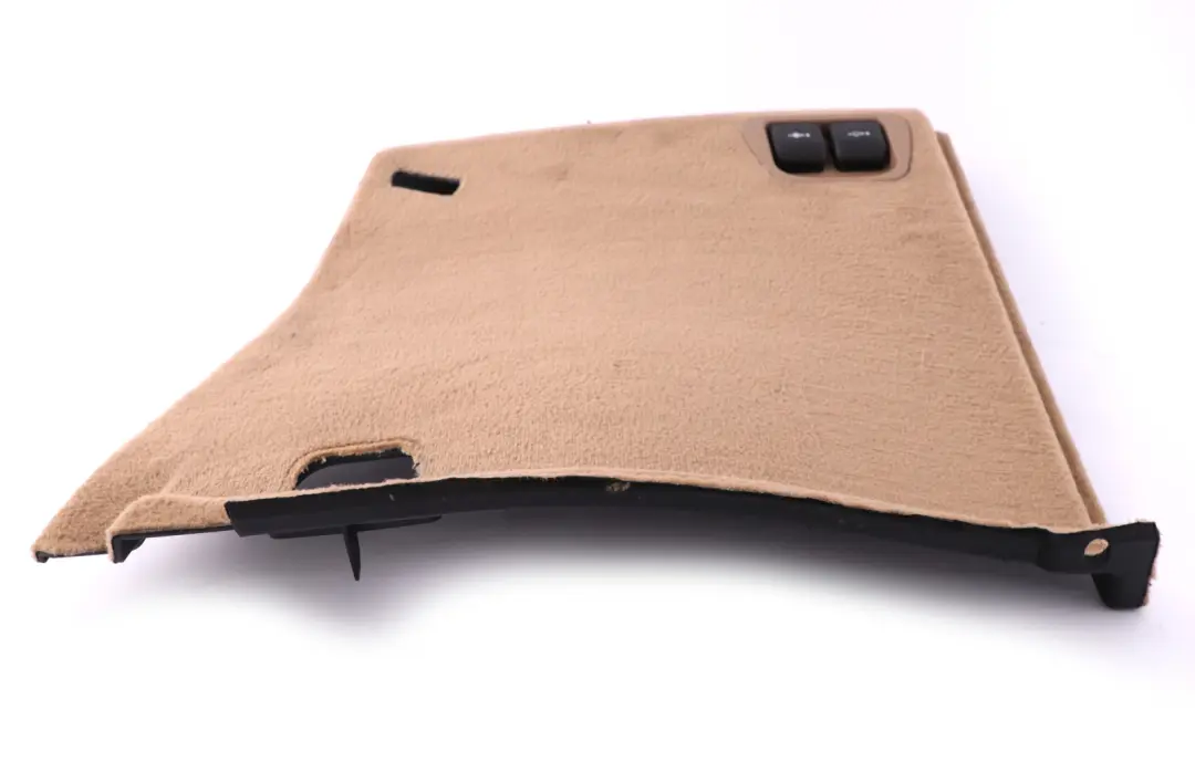 Verkleidung Mittenkonsole vorne links Hellbeige 2 für BMW X5 Series E53 mit Teilenummer 7034396 BMW X5 Series E53 Verkleidung Mittenkonsole vorne links Hellbeige 2 - SKU 7034396-1 - Teilenummer 7034396