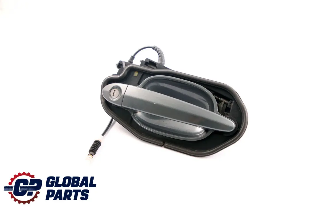 BMW 5 Series E60 E61 Complete Front Right Grab Handle O/S Titangrau II Grey A36 - SKU rhd-7034469-TGR - Part number 7034469