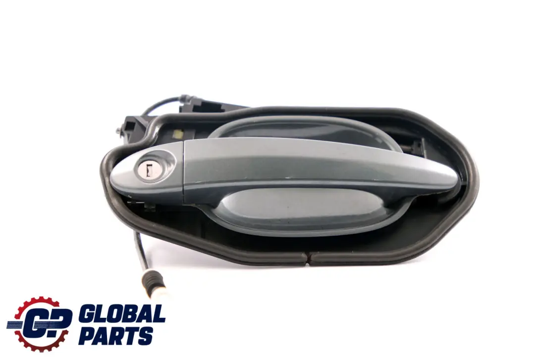 BMW 5 Series E60 E61 Complete Front Right Grab Handle O/S Titangrau II Grey A36 - SKU rhd-7034469-TGR - Part number 7034469