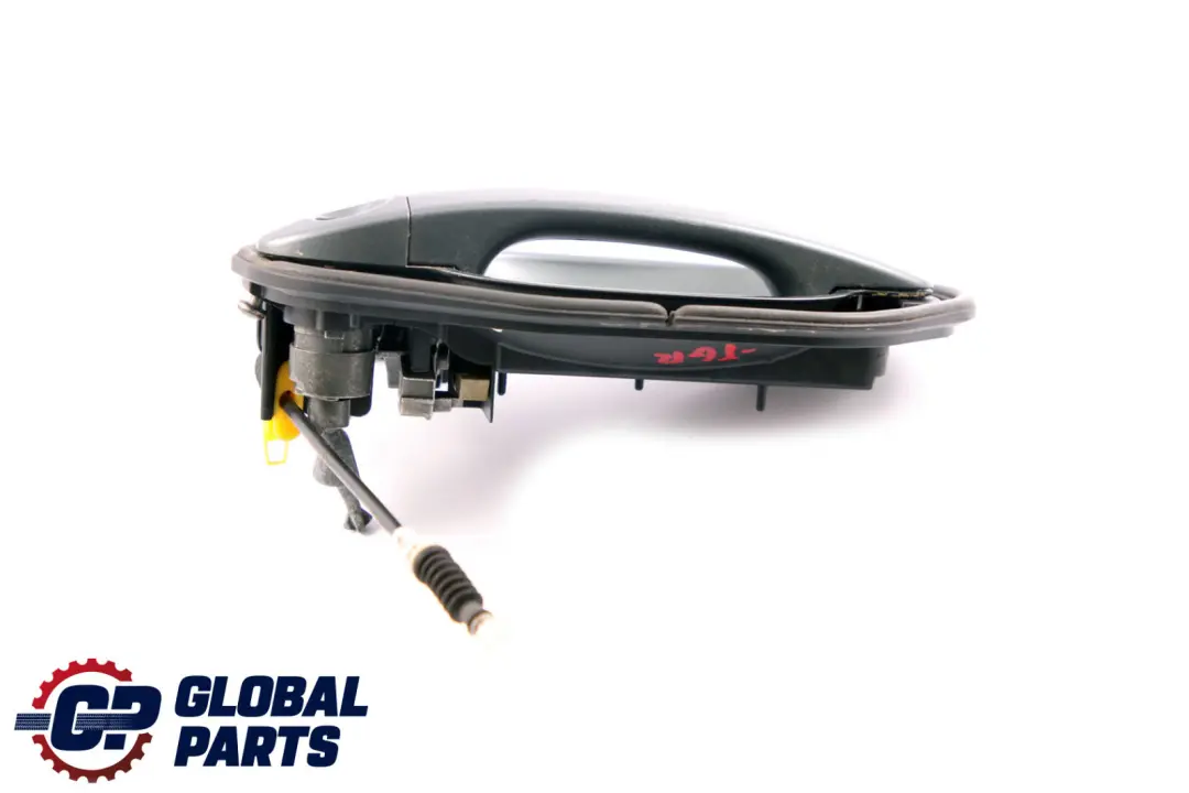 BMW 5 Series E60 E61 Complete Front Right Grab Handle O/S Titangrau II Grey A36 - SKU rhd-7034469-TGR - Part number 7034469