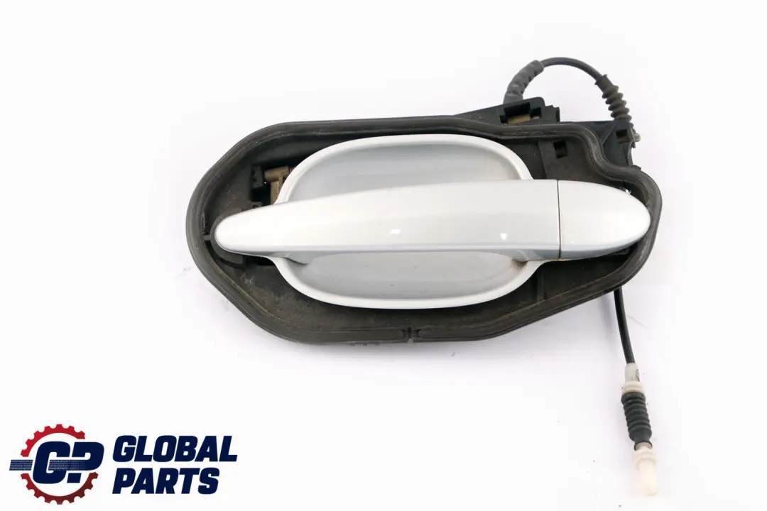  £BMW 5 Series E60 E61 Complete Front Left Grab Handle N/S Titansilber Silver 354 - SKU rhd-7034469-TS - Part number 7034469