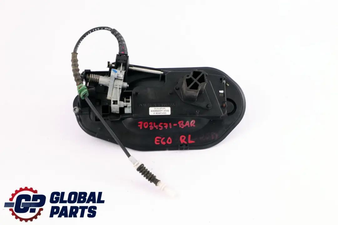 BMW 5 Series E60 E61 Complete Rear Left Grab Handle N/S Barberarot Metallic - SKU 7034571-BAR - Part number 7034571