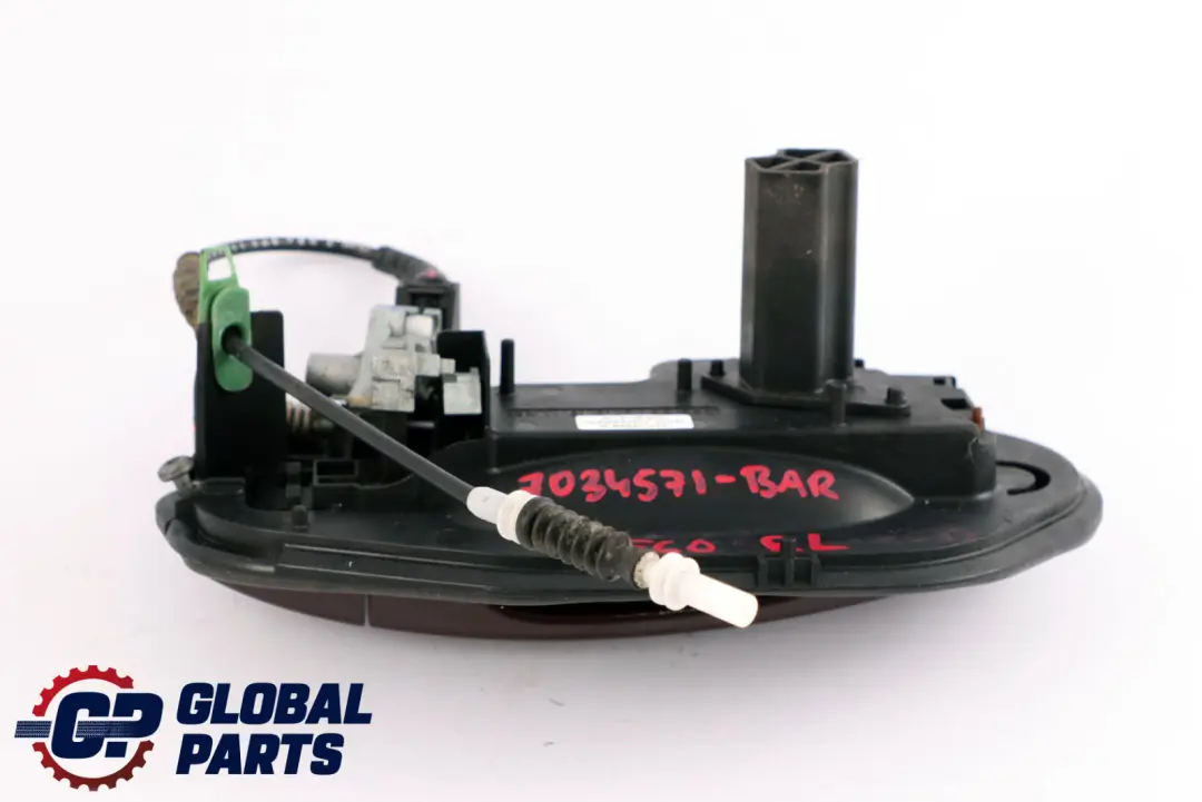 BMW 5 Series E60 E61 Complete Rear Left Grab Handle N/S Barberarot Metallic - SKU 7034571-BAR - Part number 7034571