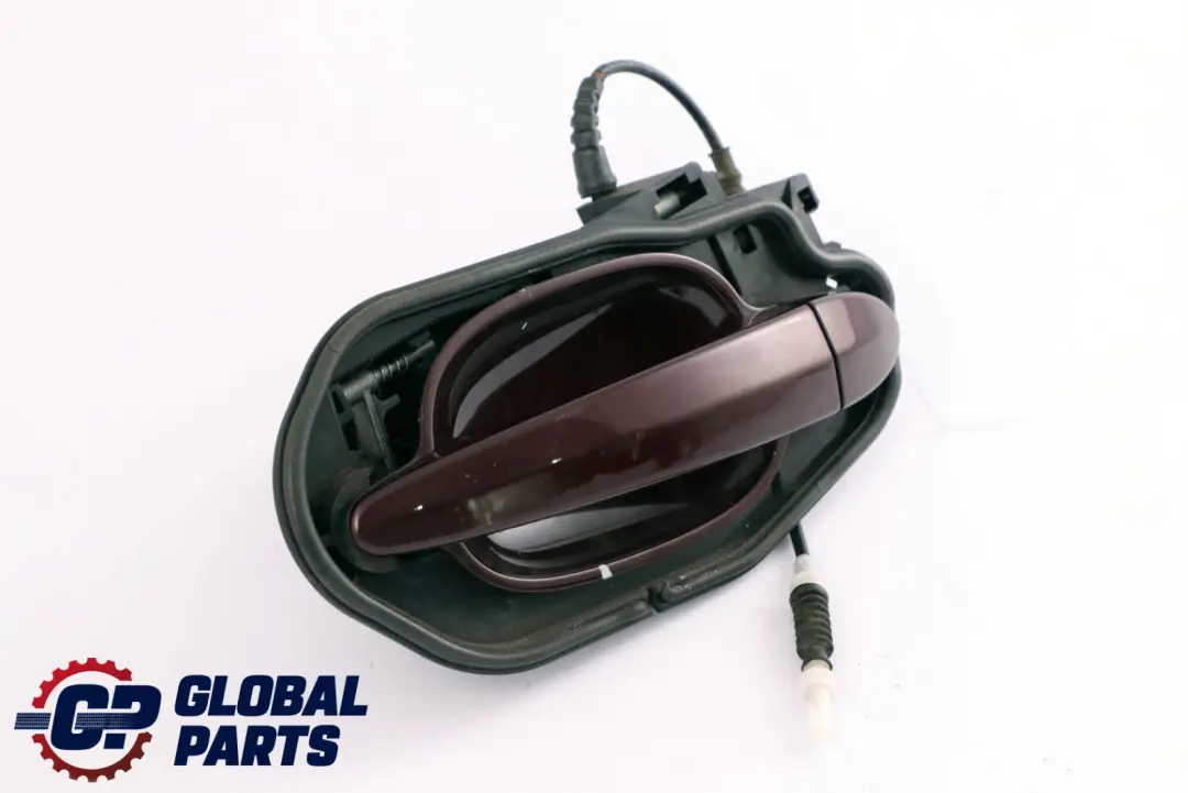 BMW 5 Series E60 E61 Complete Rear Left Grab Handle N/S Barberarot Metallic - SKU 7034571-BAR - Part number 7034571