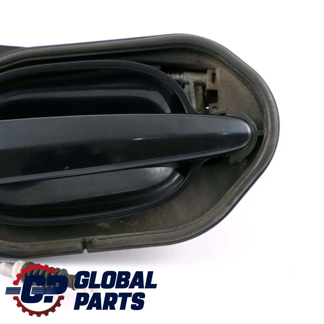 BMW E60 E61 Klamka Drzwi Tył Prawo Czarna Carbonschwarz - 416 - SKU 7034571-CAR1 - Numer Części 7034571