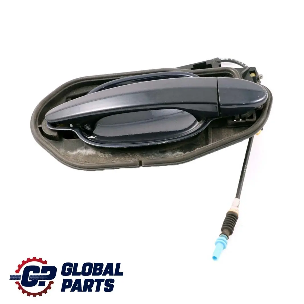 @BMW E60 E61 2 Asidero Trasero Izquierdo Completo Carbonschwarz Negro