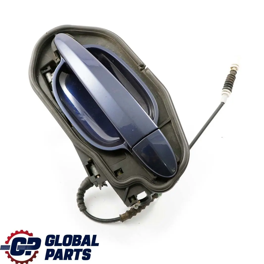 Handle BAR Posteriore Destra Profondo Mare Blu Metallico A76 per BMW Serie E60 E61 con numero di parte 7034571 BMW Serie E60 E61 Handle BAR Posteriore Destra Profondo Mare Blu Metallico A76 - SKU 7034571-DSB - Numero di parte 7034571