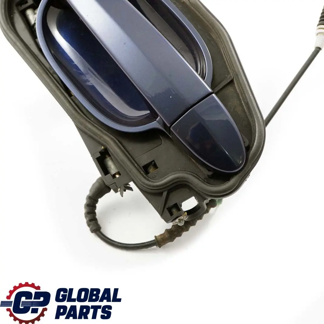 Right Grab Handle O/S Tiefseeblau Deep Sea Blue A76 to BMW 5 Series E60 E61 Rear with Part number 7034571 BMW 5 Series E60 E61 Rear Right Grab Handle O/S Tiefseeblau Deep Sea Blue A76 - SKU 7034571-DSB - Part number 7034571