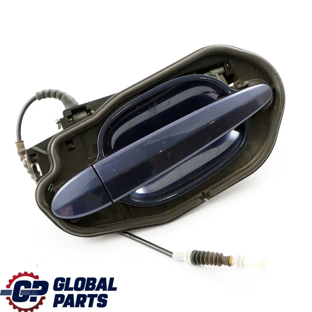 BMW 5 Series E60 E61 Rear Right Grab Handle O/S Tiefseeblau Deep Sea Blue A76 - SKU 7034571-DSB - Part number 7034571