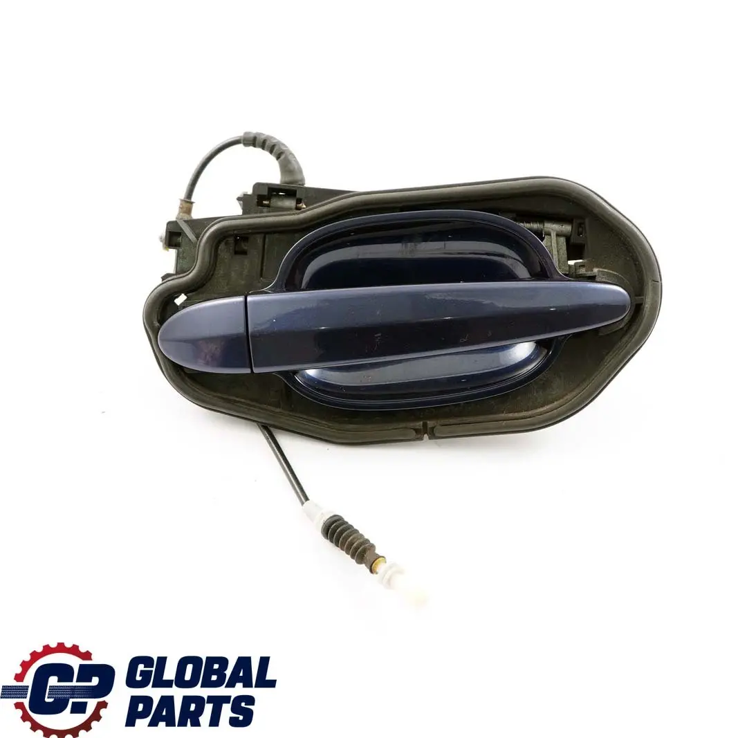BMW 5 Series E60 E61 Rear Right Grab Handle O/S Tiefseeblau Deep Sea Blue A76 - SKU 7034571-DSB - Part number 7034571