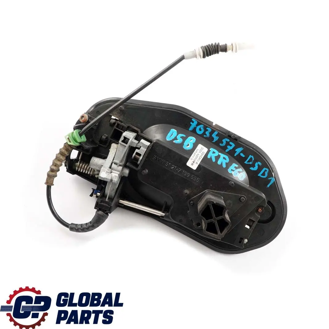 BMW 5 Serie E60 E61 1 Barre D'Appui Arriere Droite Bleu Fonce Metallique A76 - SKU 7034571-DSB1 - Numéro de pièce 7034571