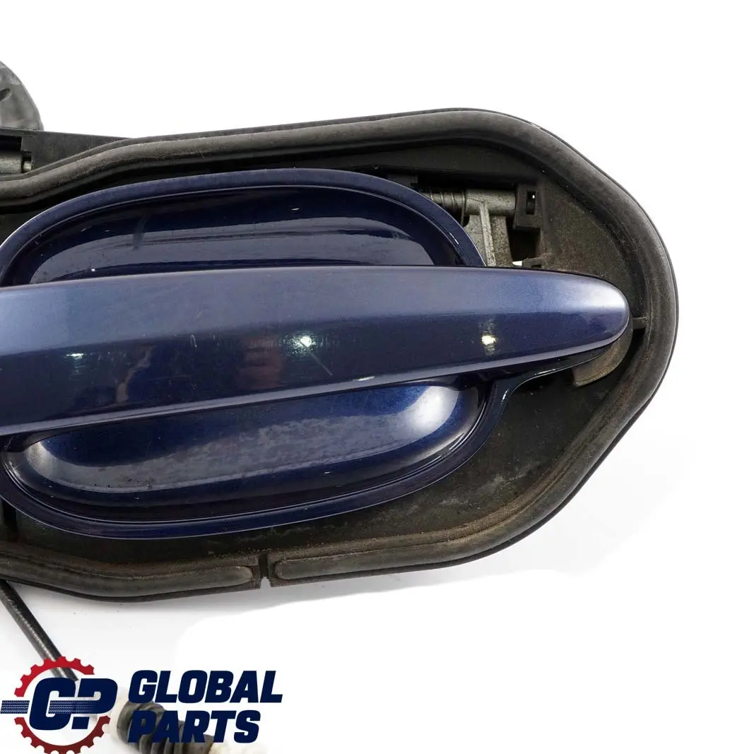 BMW E60 E61 1 Asidero trasero derecho Tiefseeblau Deep Sea Blue A76 - SKU 7034571-DSB1 - Número de pieza 7034571
