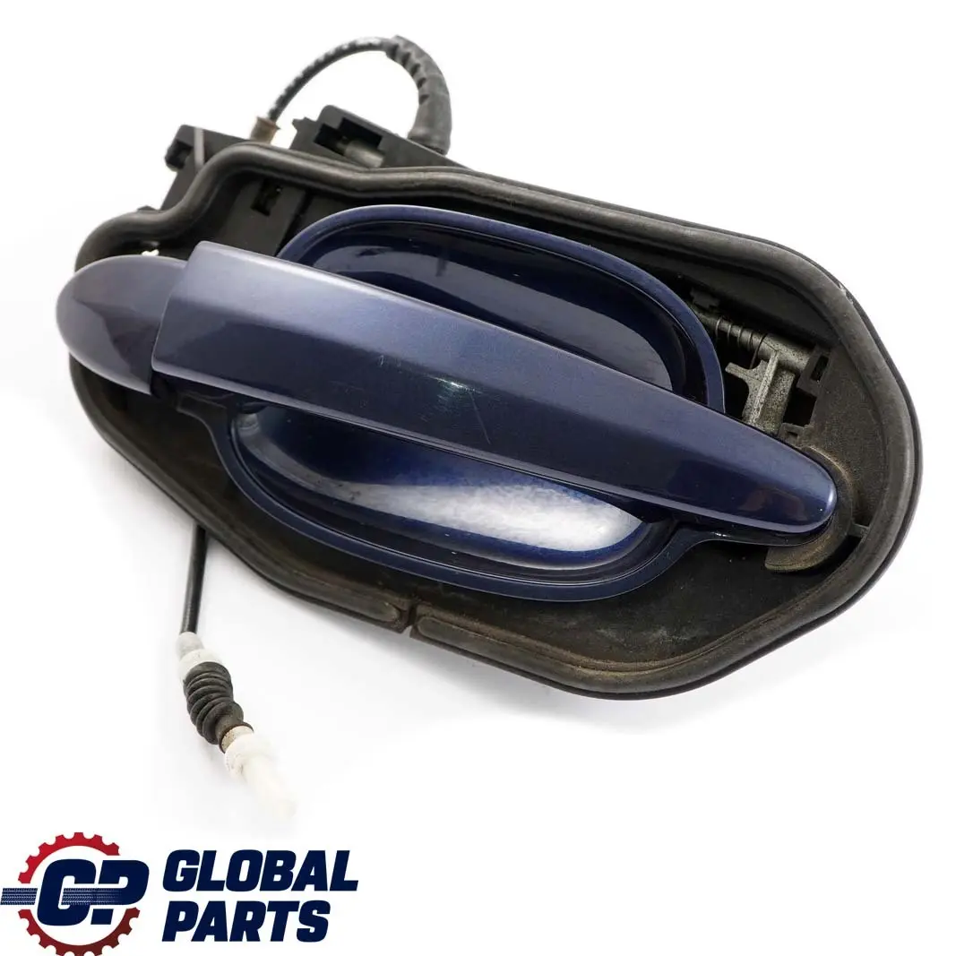 BMW E60 E61 1 Asidero trasero derecho Tiefseeblau Deep Sea Blue A76 - SKU 7034571-DSB1 - Número de pieza 7034571