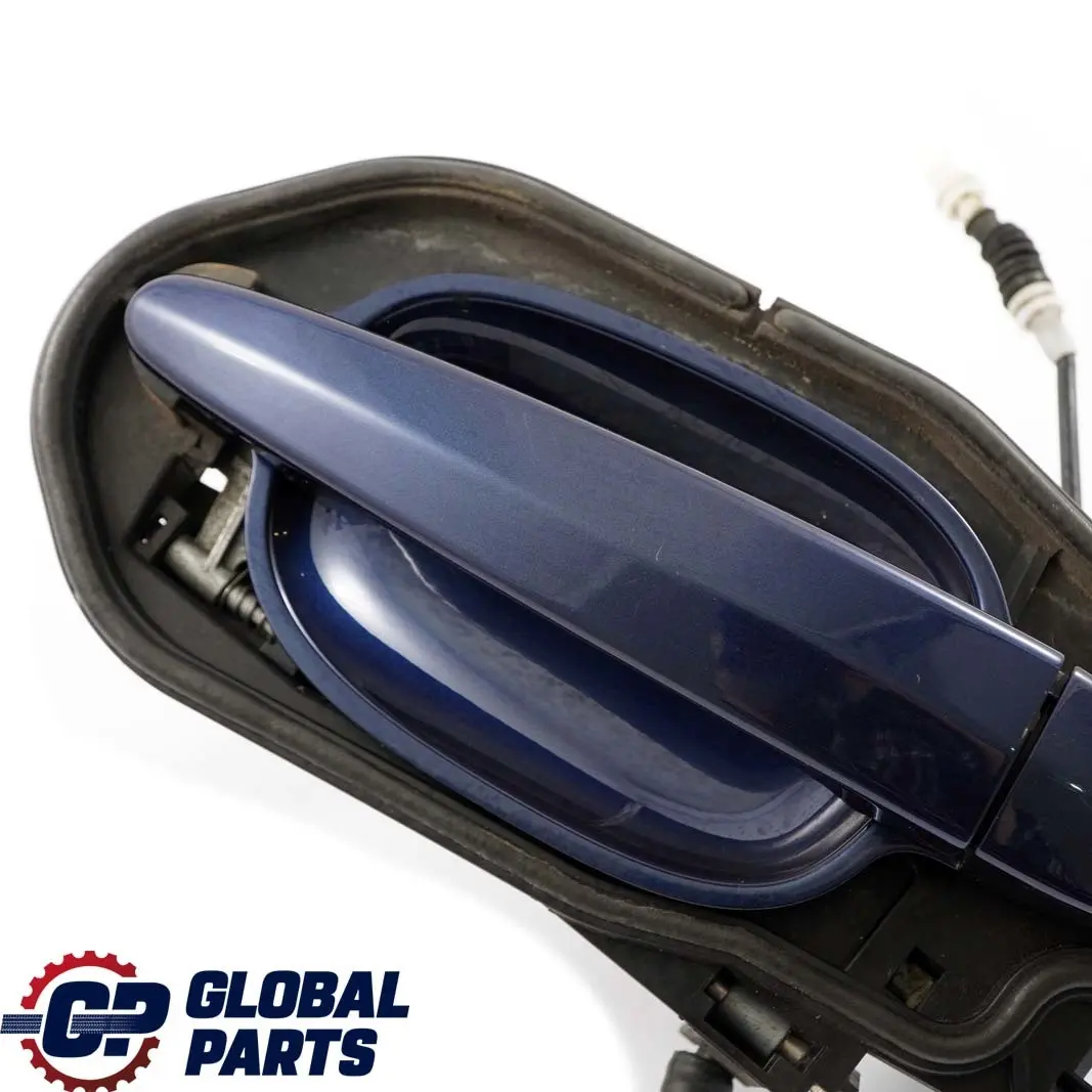 BMW E60 E61 1 Asidero trasero derecho Tiefseeblau Deep Sea Blue A76 - SKU 7034571-DSB1 - Número de pieza 7034571