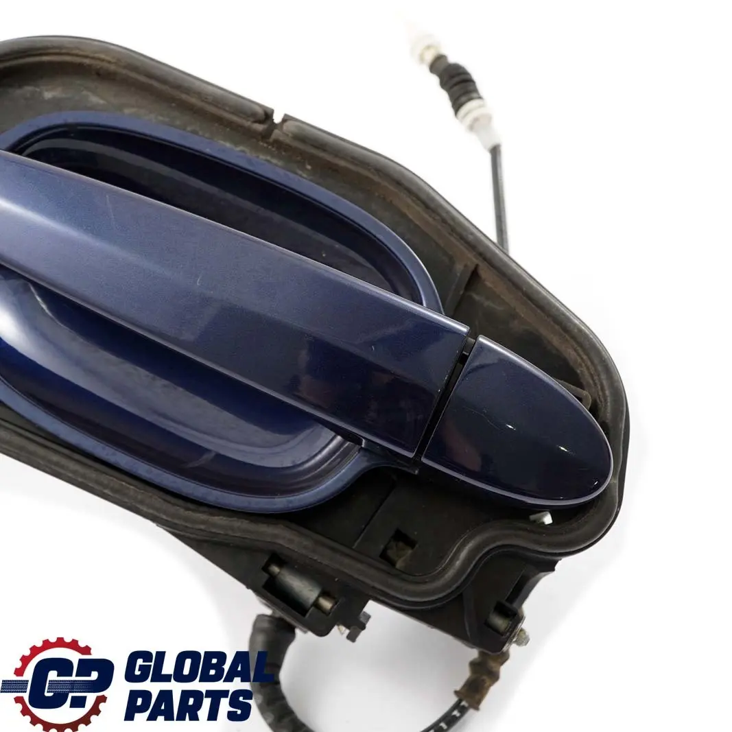 BMW E60 E61 1 Asidero trasero derecho Tiefseeblau Deep Sea Blue A76 - SKU 7034571-DSB1 - Número de pieza 7034571