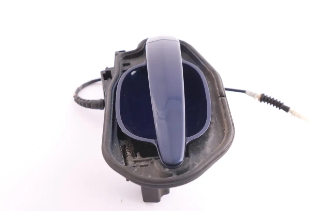 BMW 5 Series E60 E61 Complete Rear Left Grab Handle N/S Interlagos Blau Blue - SKU 7034571-INT1 - Part number 7034571