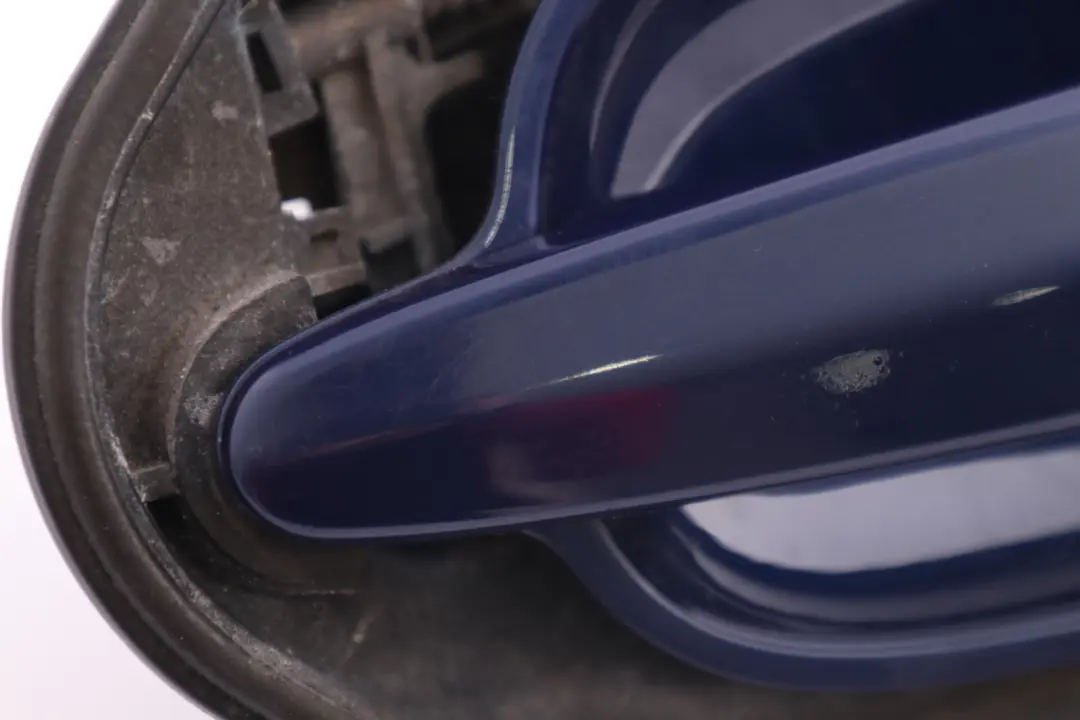 BMW 5 Series E60 E61 Complete Rear Left Grab Handle N/S Interlagos Blau Blue - SKU 7034571-INT1 - Part number 7034571