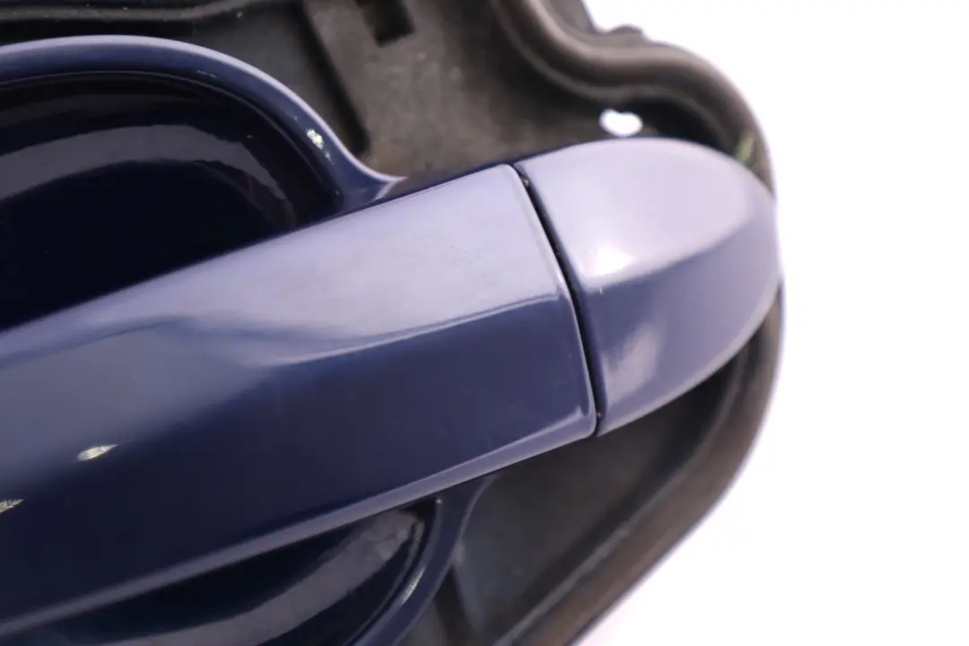 BMW 5 Series E60 E61 Complete Rear Left Grab Handle N/S Interlagos Blau Blue - SKU 7034571-INT1 - Part number 7034571