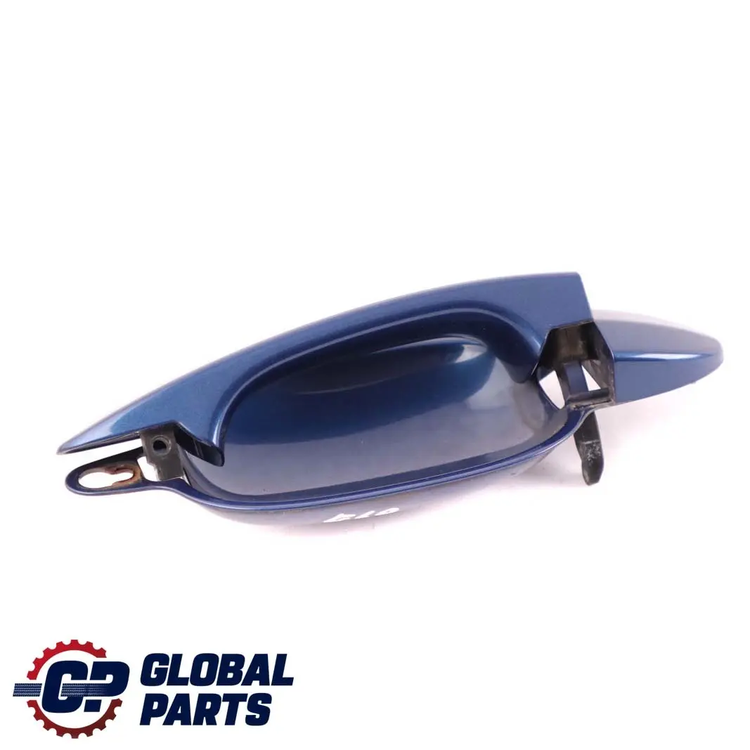 Right Grab Handle O/S Le Mans Blau Blue Metallic 381 to BMW 5 Series E60 E61 Rear with Part number 7034571 BMW 5 Series E60 E61 Rear Right Grab Handle O/S Le Mans Blau Blue Metallic 381 - SKU 7034571-LMB - Part number 7034571