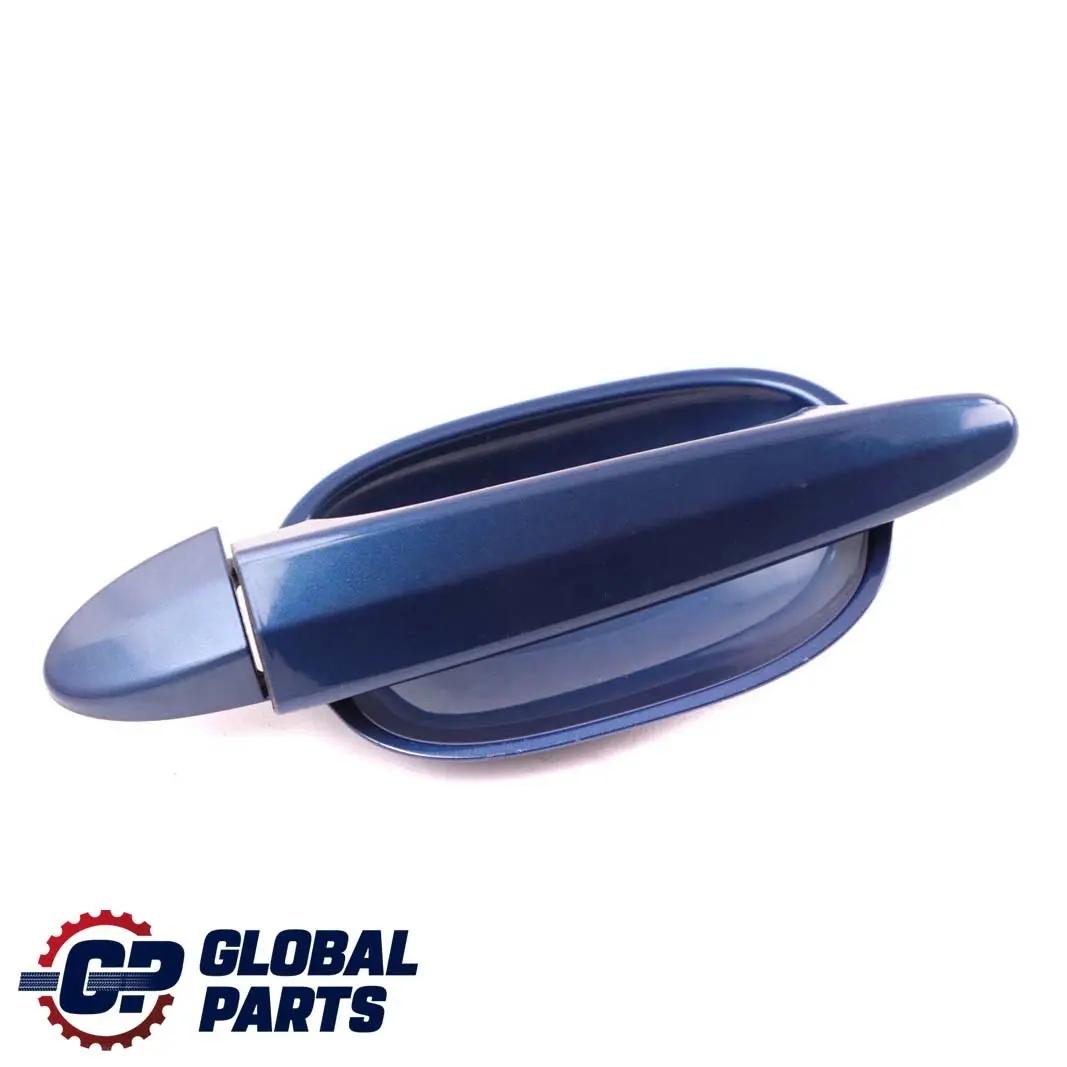 Right Grab Handle O/S Le Mans Blau Blue Metallic 381 to BMW 5 Series E60 E61 Rear with Part number 7034571 BMW 5 Series E60 E61 Rear Right Grab Handle O/S Le Mans Blau Blue Metallic 381 - SKU 7034571-LMB - Part number 7034571