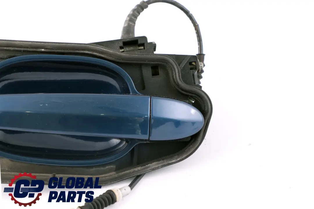 Komplett Griffbügel Hinten Links Mysticblau Blau A07 für BMW 5 er E60 E61 mit Teilenummer 7034571 BMW 5 er E60 E61 Komplett Griffbügel Hinten Links Mysticblau Blau A07 - SKU 7034571-MYS - Teilenummer 7034571