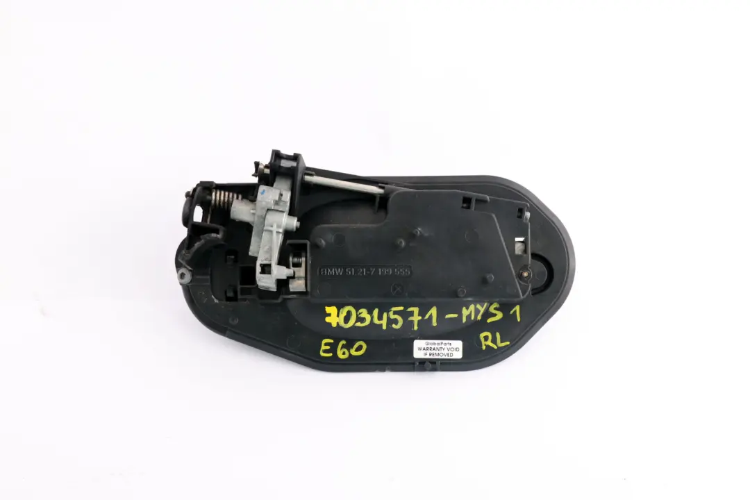 Left Grab Handle N/S Mysticblau Metallic Mystic Blue to BMW 5 Series 1 E60 Rear with Part number 7034571 BMW 5 Series 1 E60 Rear Left Grab Handle N/S Mysticblau Metallic Mystic Blue - SKU 7034571-MYS1 - Part number 7034571