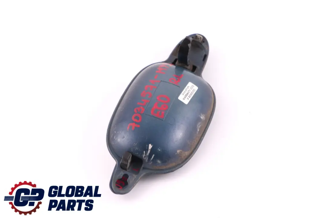 Left Grab Handle N/S Mysticblau Metallic Blue A07 to BMW 5 Series 2 E60 E61 Rear with Part number 0154342 BMW 5 Series 2 E60 E61 Rear Left Grab Handle N/S Mysticblau Metallic Blue A07 - SKU 7034571-MYS2 - Part number 0154342