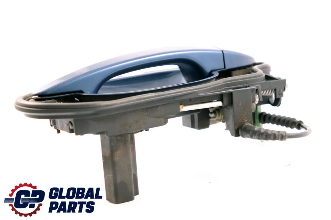 Complete Rear Right Grab Handle O/S Mysticblau Mystic Blue to BMW 5 Series E60 E61 with Part number 7034571 BMW 5 Series E60 E61 Complete Rear Right Grab Handle O/S Mysticblau Mystic Blue - SKU 7034571-MYS4 - Part number 7034571