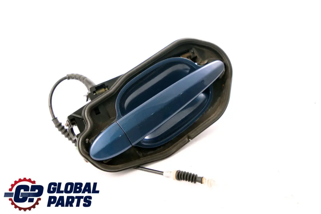 Komplett Griffbügel Hinten Rechts Mysticblau Blau Metallic A0 für BMW 5 er E60 E61 mit Teilenummer 7034571 BMW 5 er E60 E61 Komplett Griffbügel Hinten Rechts Mysticblau Blau Metallic A0 - SKU 7034571-MYS4 - Teilenummer 7034571