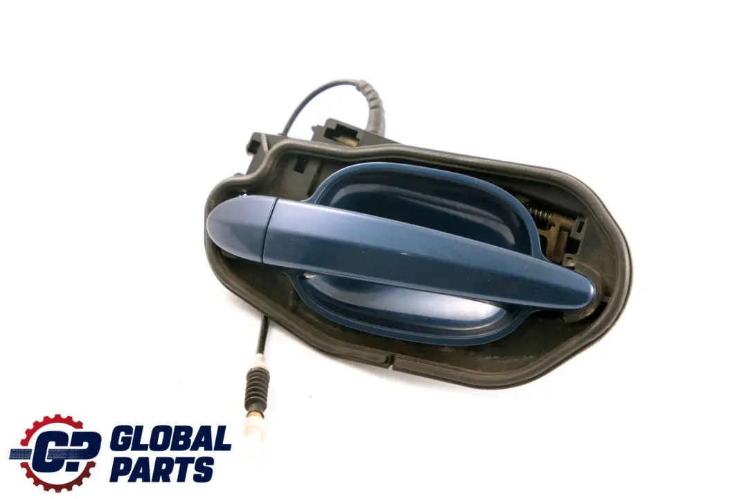 Complete Rear Right Grab Handle O/S Mysticblau Mystic Blue to BMW 5 Series E60 E61 with Part number 7034571 BMW 5 Series E60 E61 Complete Rear Right Grab Handle O/S Mysticblau Mystic Blue - SKU 7034571-MYS4 - Part number 7034571