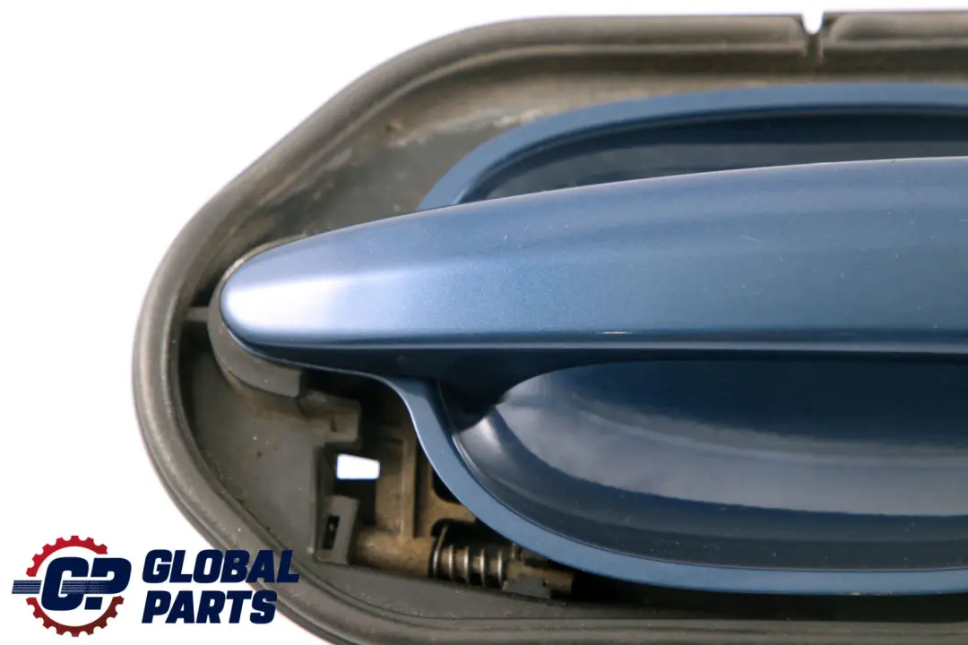 Complete Rear Right Grab Handle O/S Mysticblau Mystic Blue to BMW 5 Series E60 E61 with Part number 7034571 BMW 5 Series E60 E61 Complete Rear Right Grab Handle O/S Mysticblau Mystic Blue - SKU 7034571-MYS4 - Part number 7034571