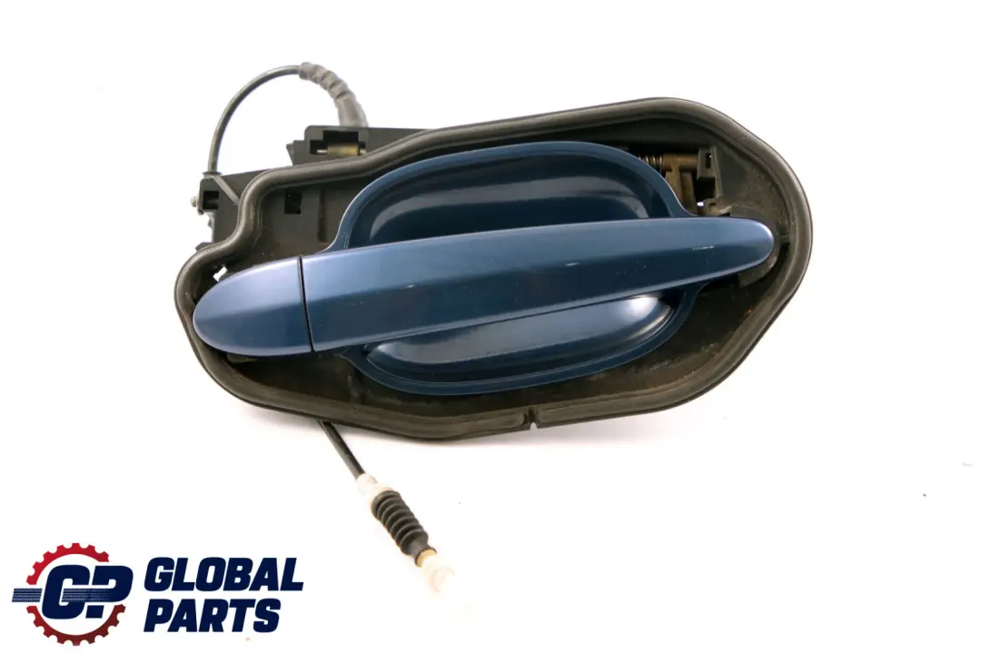 BMW 5 er E60 E61 Komplett Griffbügel Hinten Rechts Mysticblau Blau Metallic A0 - SKU 7034571-MYS4 - Teilenummer 7034571