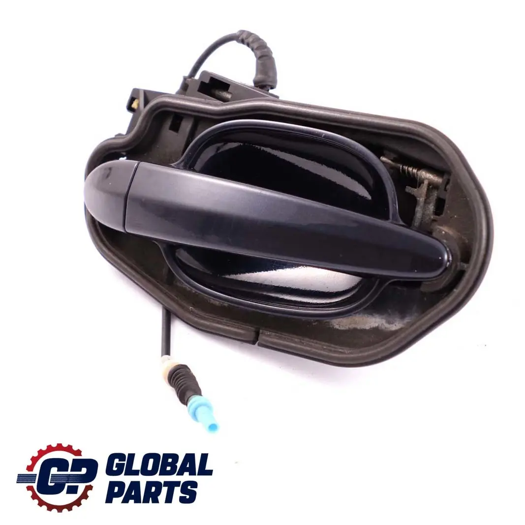 Complete Rear Right Grab Handle O/S Orientblau Orient Blue to BMW 5 Series E60 E61 with Part number 7034571 BMW 5 Series E60 E61 Complete Rear Right Grab Handle O/S Orientblau Orient Blue - SKU 7034571-OB - Part number 7034571