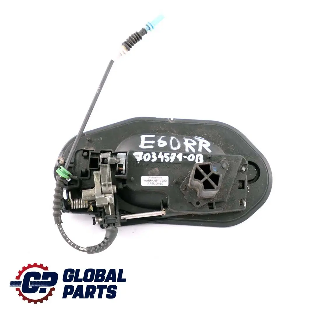 Complete Rear Right Grab Handle O/S Orientblau Orient Blue to BMW 5 Series E60 E61 with Part number 7034571 BMW 5 Series E60 E61 Complete Rear Right Grab Handle O/S Orientblau Orient Blue - SKU 7034571-OB - Part number 7034571