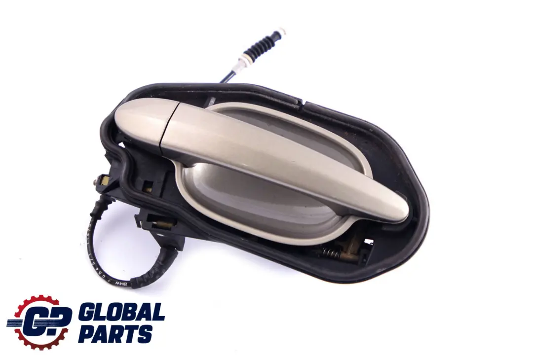 BMW 5 Series E60 E61 Complete Rear Left Grab Handle N/S Olivin Metallic 349 - SKU 7034571-OLI1 - Part number 7034571