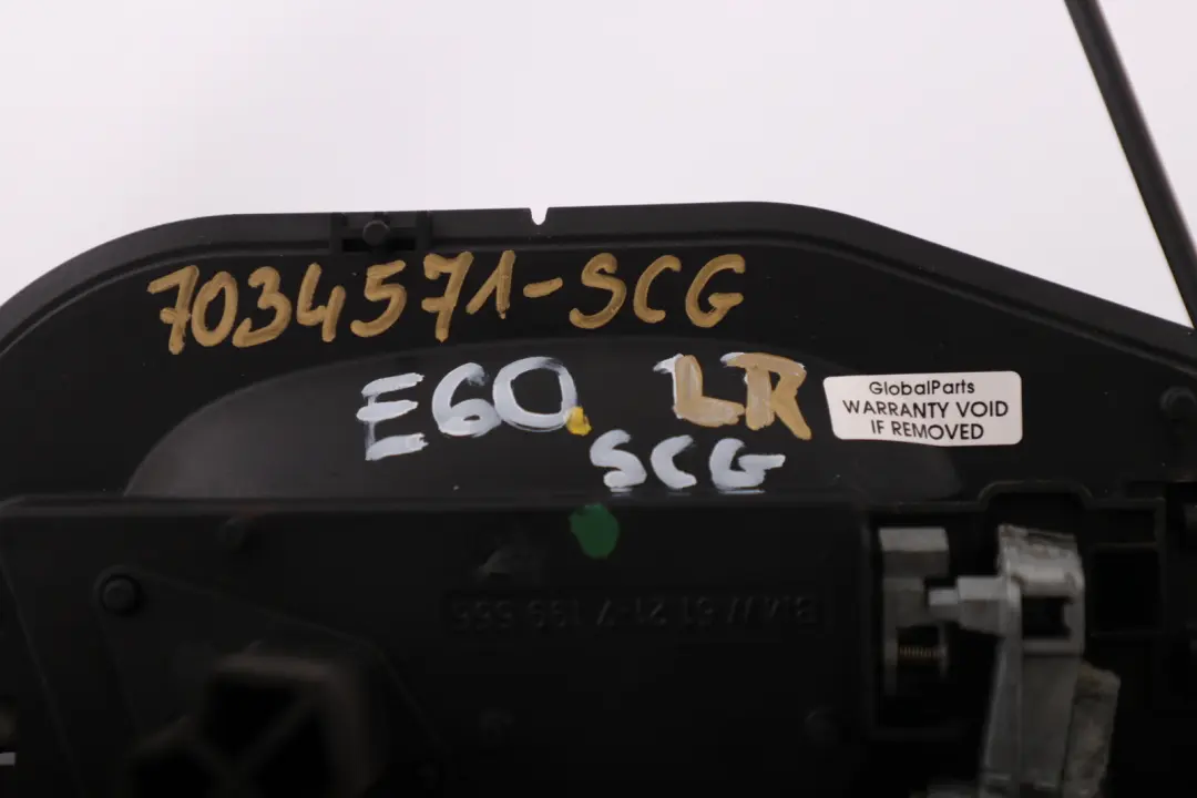 Complete Rear Left Grab Handle N/S Spacegrau Space Grey to BMW 5 Series E60 E61 with Part number 7034571 BMW 5 Series E60 E61 Complete Rear Left Grab Handle N/S Spacegrau Space Grey - SKU 7034571-SCG - Part number 7034571