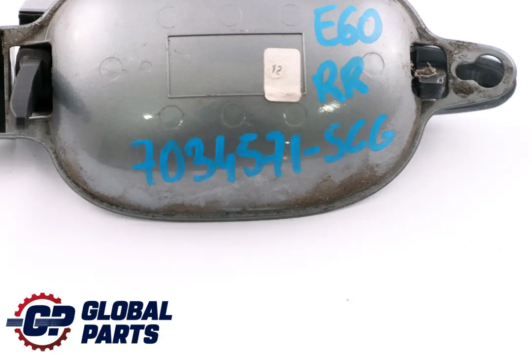 BMW 5 Series E60 E61 1 Rear Left Grab Handle N/S Spacegrau Space Grey - SKU 7034571-SCG1 - Part number 7034571
