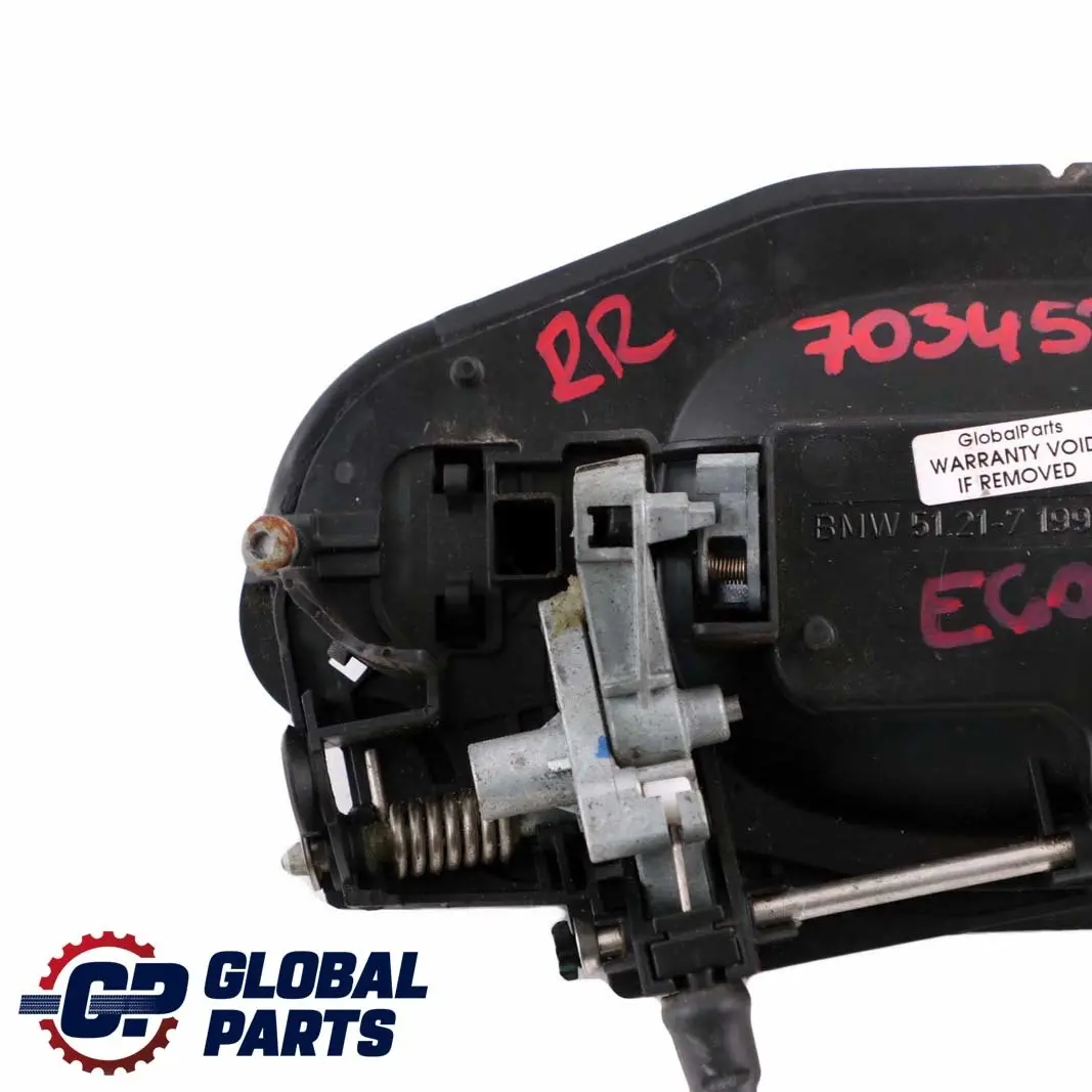 Complete Rear Right Grab Handle O/S Spacegrau Space Grey to BMW 5 Series E60 E61 2 with Part number 7034571 BMW 5 Series E60 E61 2 Complete Rear Right Grab Handle O/S Spacegrau Space Grey - SKU 7034571-SCG2 - Part number 7034571