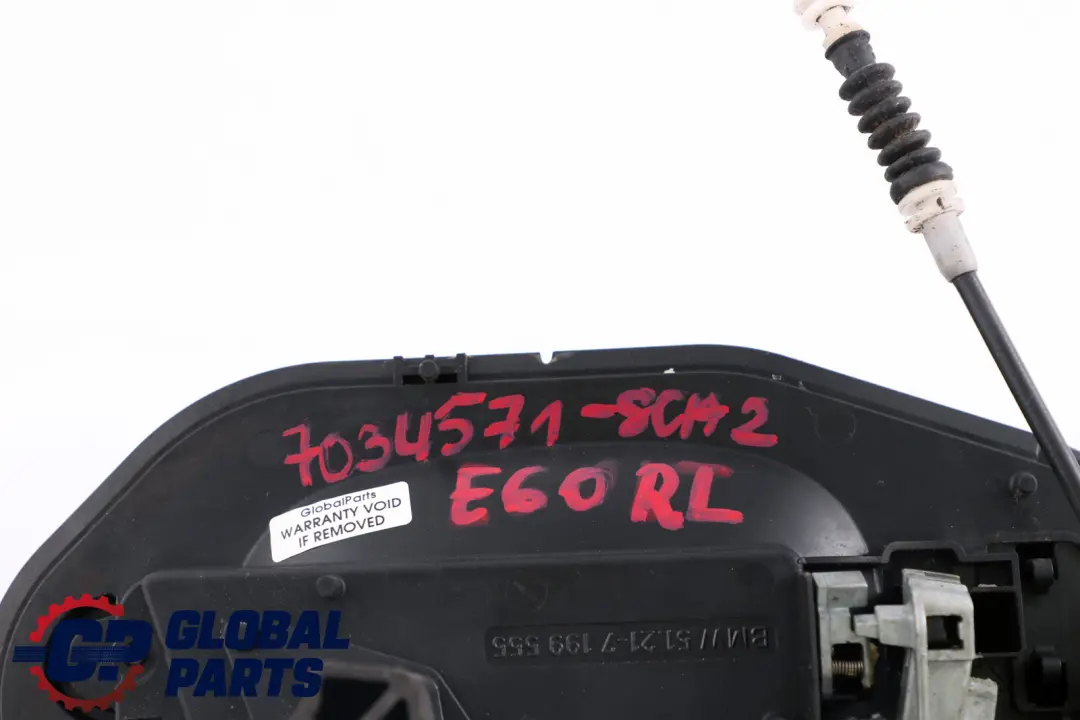 Complete Rear Right Grab Handle O/S Schwarz 2 Black 668 to BMW 5 Series 2 E60 E61 with Part number 7034571 BMW 5 Series 2 E60 E61 Complete Rear Right Grab Handle O/S Schwarz 2 Black 668 - SKU 7034571-SCH2 - Part number 7034571