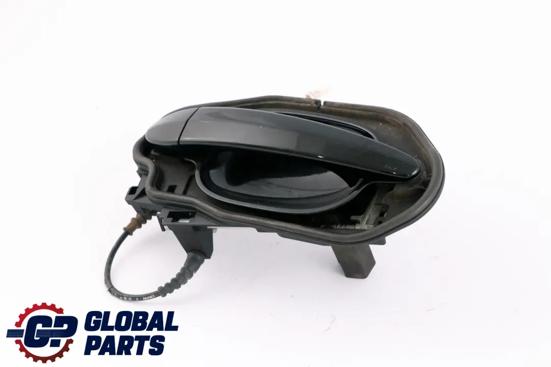 BMW 5 Series 2 E60 E61 Complete Rear Right Grab Handle O/S Schwarz 2 Black 668 - SKU 7034571-SCH2 - Part number 7034571