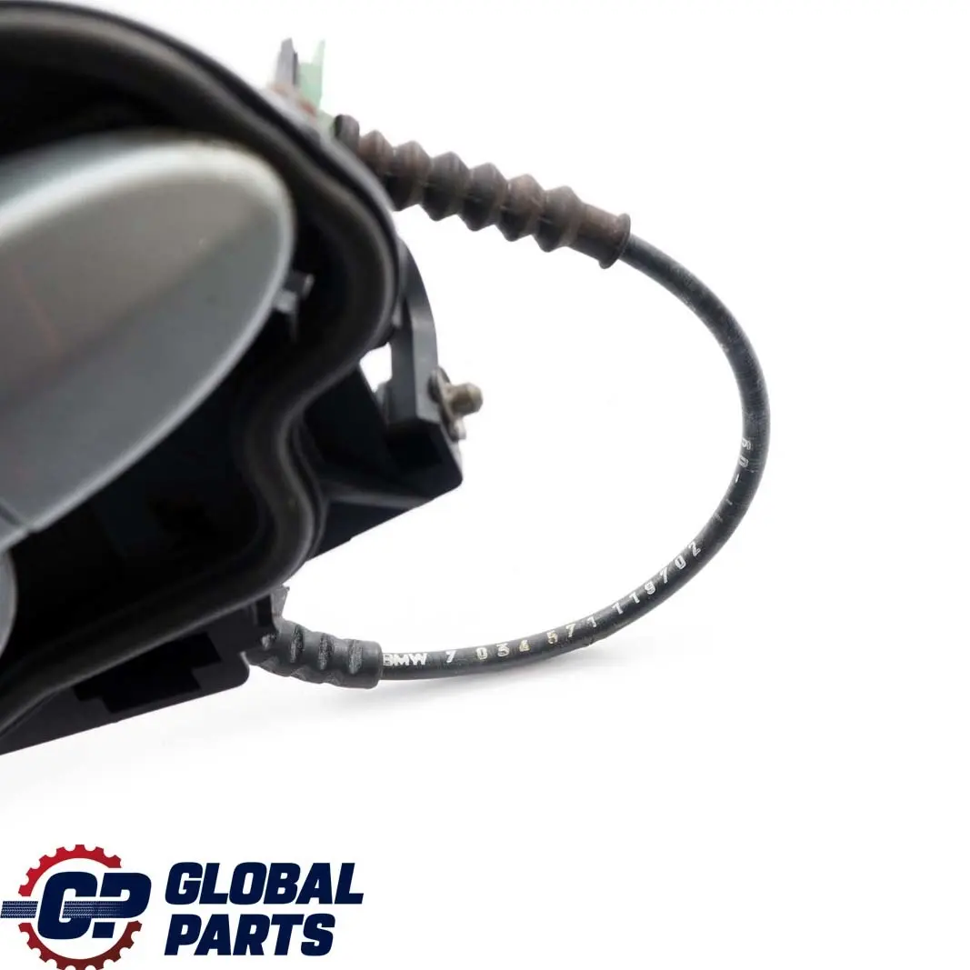BMW E60 E61 Asidero Trasero Izquierdo Completo Silverstone 2 A29 - SKU 7034571-SIL - Número de pieza 7034571