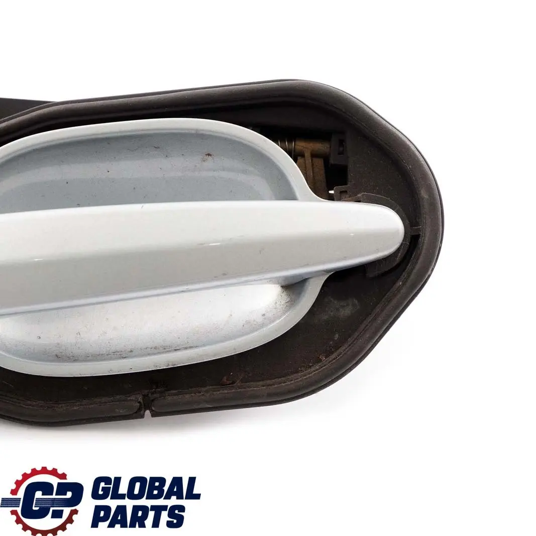 BMW E60 E61 Asidero Trasero Izquierdo Completo Silverstone 2 A29 - SKU 7034571-SIL - Número de pieza 7034571