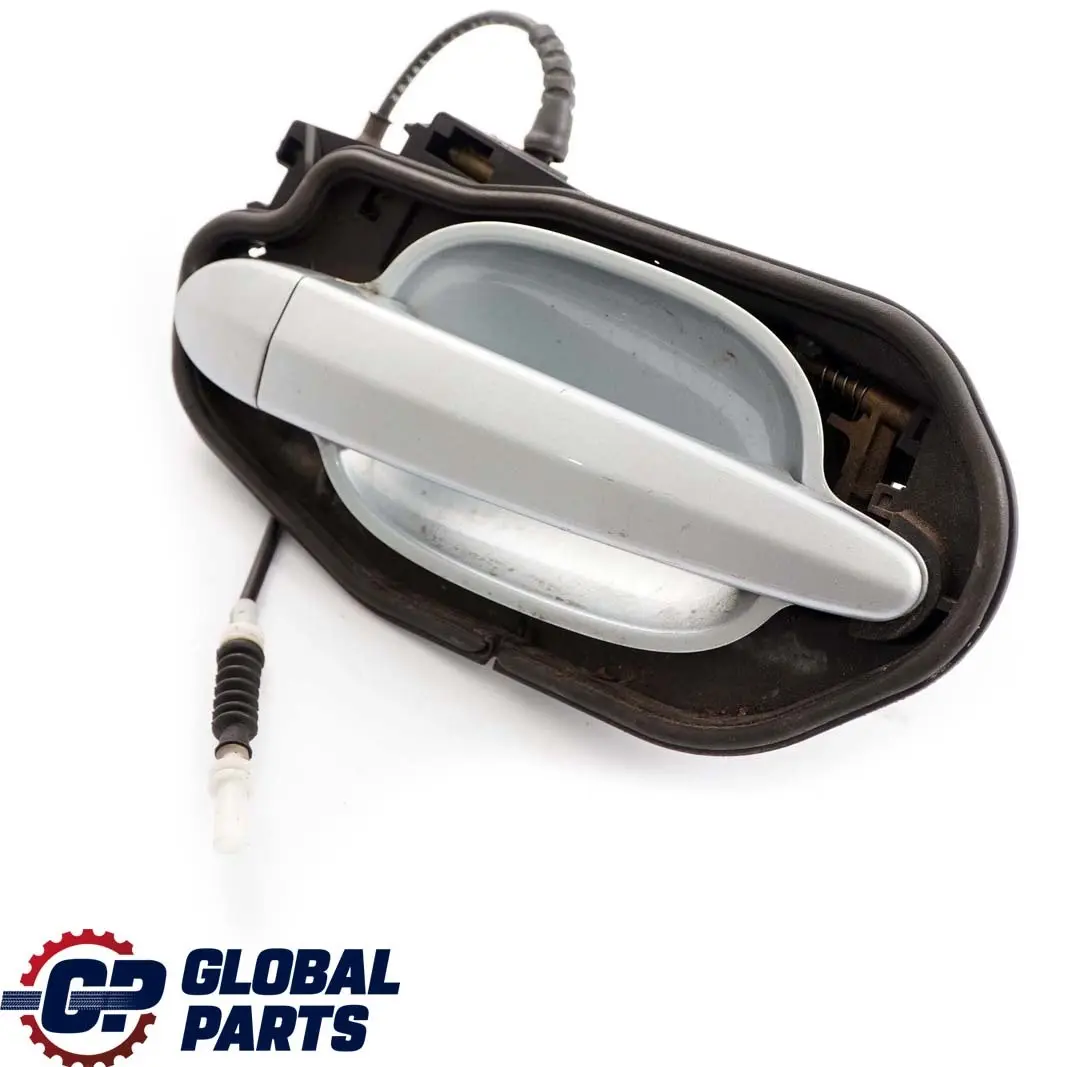 BMW E60 E61 Asidero Trasero Izquierdo Completo Silverstone 2 A29 - SKU 7034571-SIL - Número de pieza 7034571