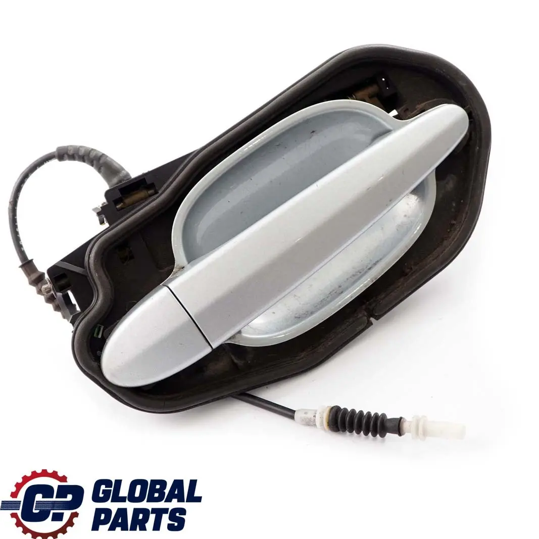 BMW E60 E61 Asidero Trasero Izquierdo Completo Silverstone 2 A29 - SKU 7034571-SIL - Número de pieza 7034571
