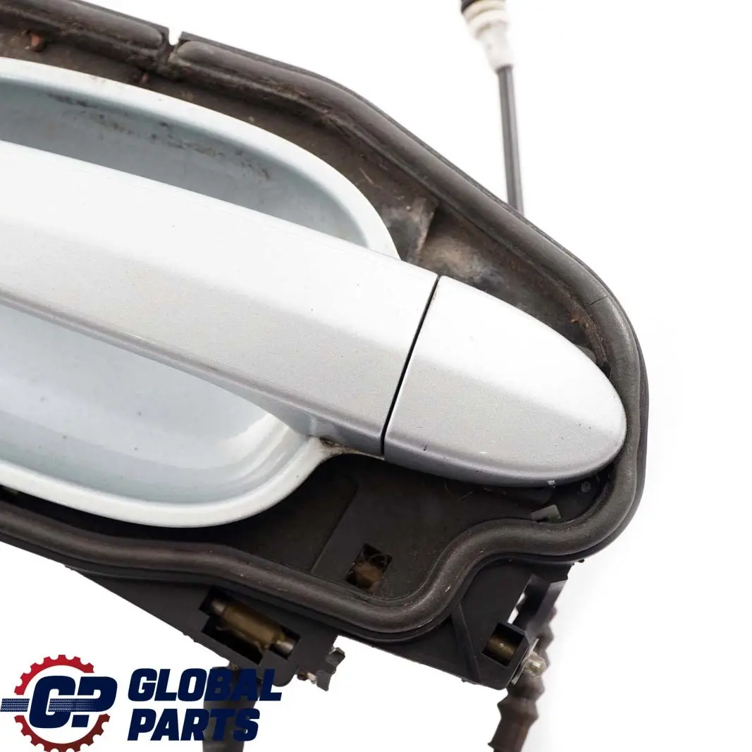 BMW E60 E61 Asidero Trasero Izquierdo Completo Silverstone 2 A29 - SKU 7034571-SIL - Número de pieza 7034571
